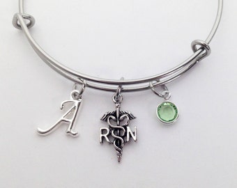 Nurse Gift, Nurse Charm Bracelet, Nurse Graduation Gift, Nurse Graduate Gift, Nurse Graduation, RN Graduation Gift, Nurse Bracelet, Nursing
