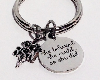 Nurse Graduation Gift, Nurse Gifts, RN Graduation Keychain, RN Graduation Gift, RN Gift, Nurse, Nurse Gift, Nurse Keychain, Graduation Gift