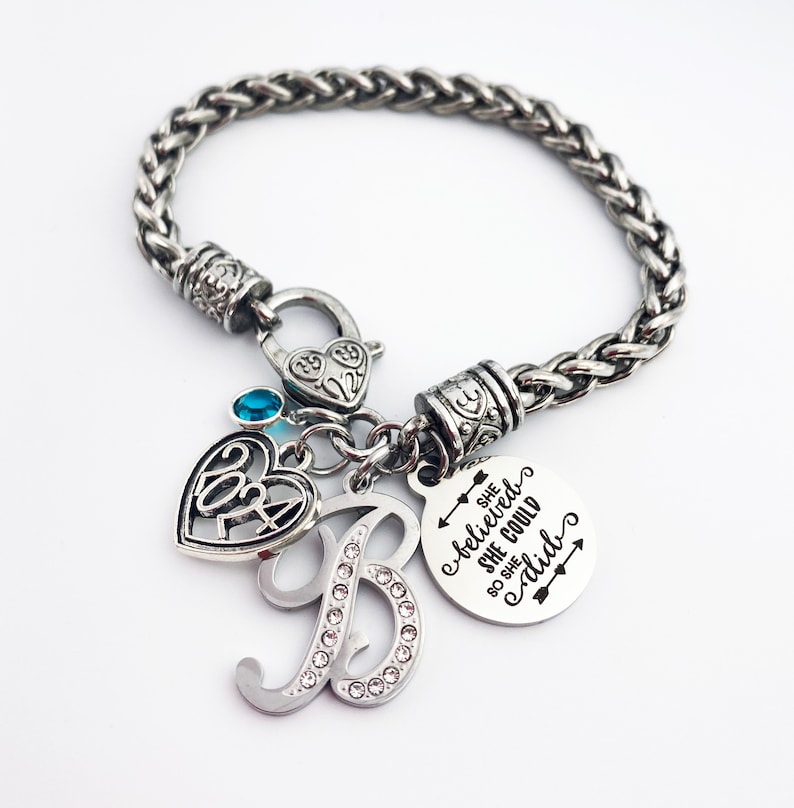 High School Graduation Gifts, 2026 Graduate Bracelet, Seniors Graduating Gifts, Senior Night Gifts for Girls, Grad Gifts Idea, Class of 2026 image 10