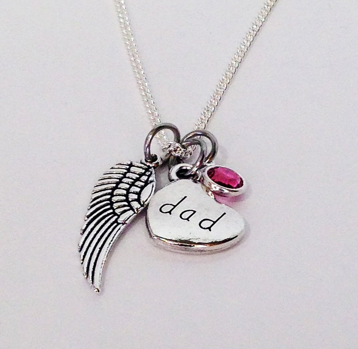 Dad Memorial Jewelry Dad Memorial In Loving Memory Of Dad Etsy