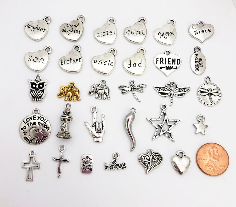 Add A Charm, Graduation Charms for Her, Add on Charms, She Believed She Could So She Did, Personalized Charm Bracelet, Necklace or Keychain image 5