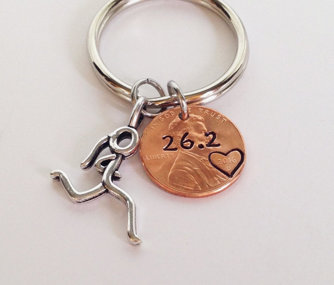 Marathon Gift, Marathon Keychain, 26.2 Marathon Key Chain, Marathon