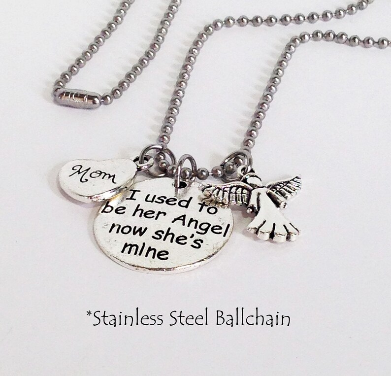 Mom Memorial Keychain or Mom Memorial Necklace Memorial Gift Etsy