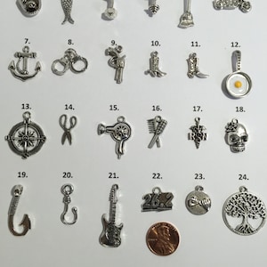 Add A Charm To A SincereImpressions Bracelet Keychain or Necklace - Shipping only applies for item when purchasing separately