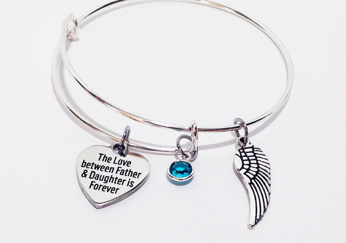 Memorial Gift Dad Memorial Jewelry Loss of Father Gifts Etsy