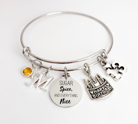 13th Birthday Gifts Turning 13 Years Old Girl Gift 13 Birthday Gift Ideas Birthday Charm Bracelet Gift for Daughter Birthday Party Gifts Etsy
