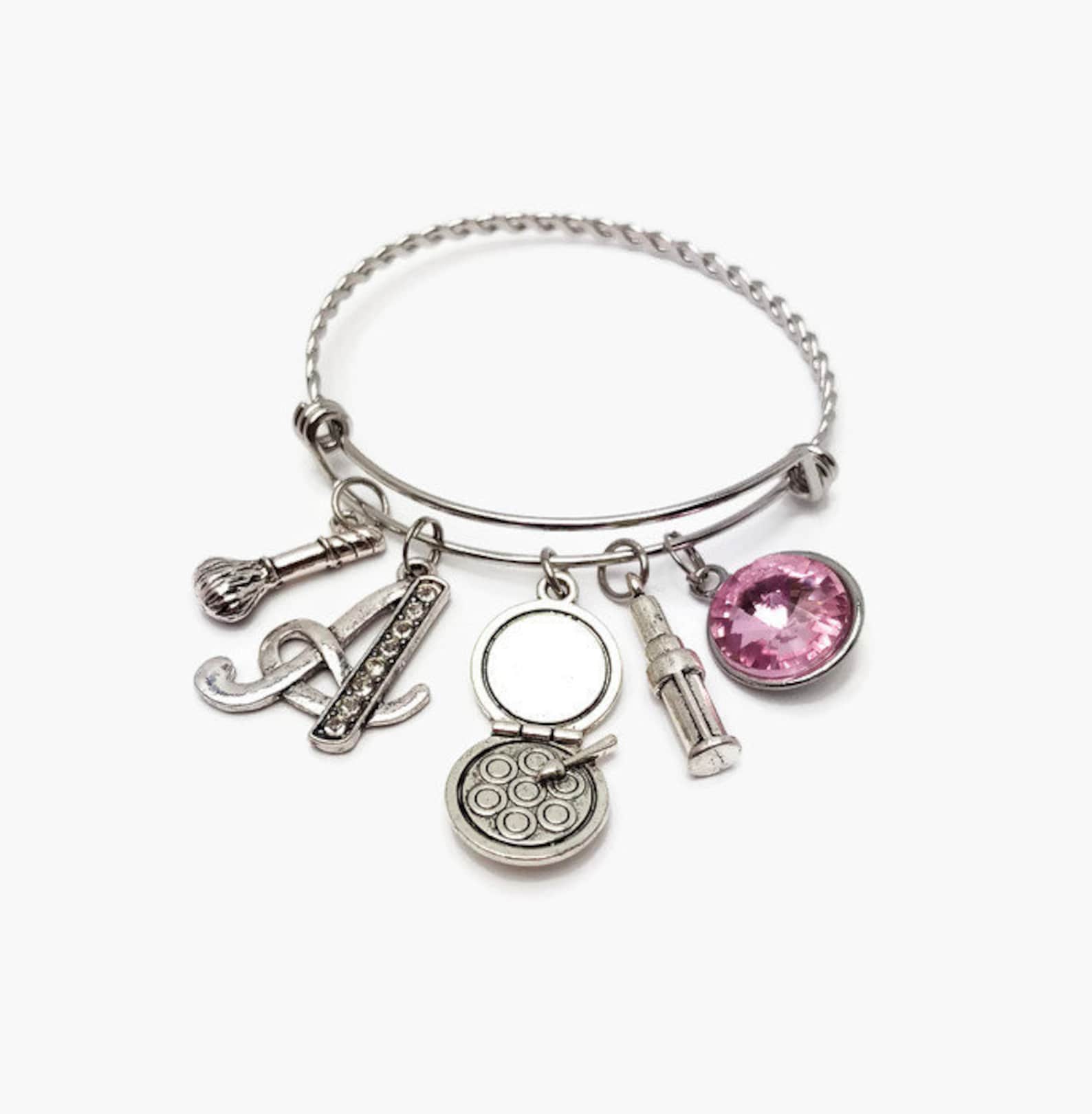 Makeup Artist Gift Make up Gifts Makeup Bracelet Bangle Etsy