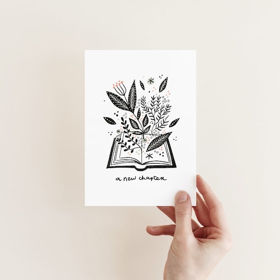 A New Chapter Card - Etsy UK