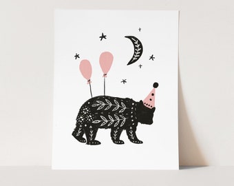 Party Bear Print