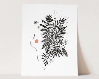 Flowers in Her Hair - A4