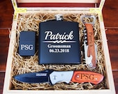 Groomsman Gift Box, Complete Groomsmen Gift Set, Groomsman Proposal Box, Best Man Gift, Father of the Bride, Father of the Groom Gift Set