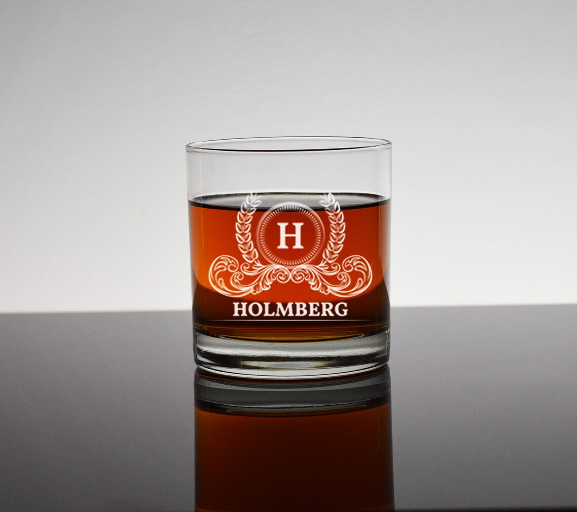Personalized Rocks Glass Gifts for Groomsmen Bourbon Glass | Etsy