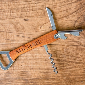 Personalized Bottle Opener, Wine Opener, Custom Corkscrew, Wine Bottle Opener, Gifts for Bridesmaids, Gifts for Groomsmen, Wedding Favors