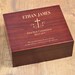 Confirmation Box, Baptism Box, First Communion Gifts, Christening Gift, Memory Keepsake Box, Rustic Wood Box, Godparents, Godfather Gifts 