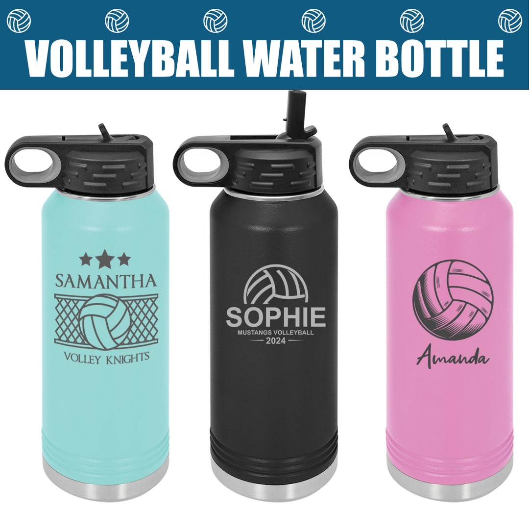 Custom Volleyball Water Bottles Personalized Sports Drinkware Volley
