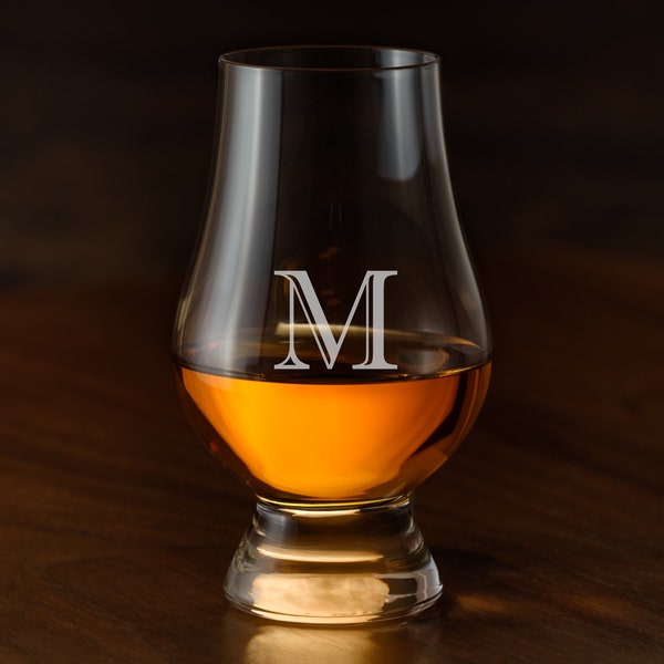Glencairn Whiskey Glass, Custom Glencairn Bourbon Snifter, Engraved Glencairn, Glencairn Whisky, Personalized Glencairn Scotch Glass, Etched