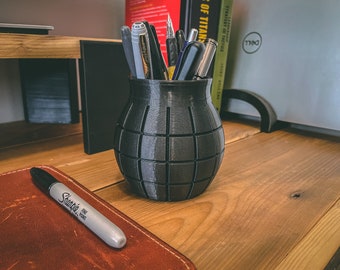 Tactical Pen Holder | Military Style Desk Caddy | 3D Printed USA
