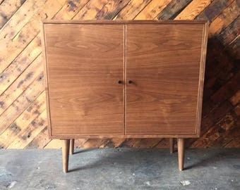 Mid Century Bar Cabinet Etsy