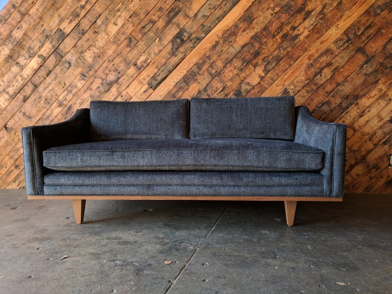 Mid Century Style Custom Love Seat Sofa image 5