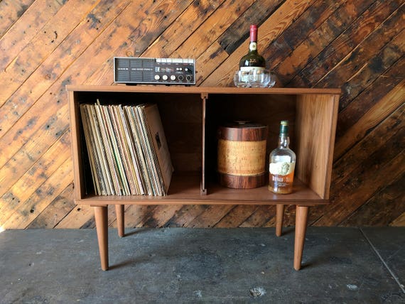 Mid Century Style Record Cabinet Credenza Custom Made To Mid Century Style Record Cabinet, Mid Century Record Cabinet