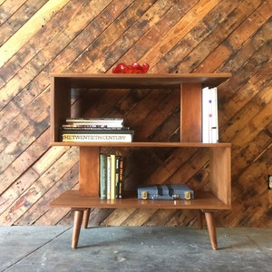 Newly Made Custom Mid Century Style Bookshelf