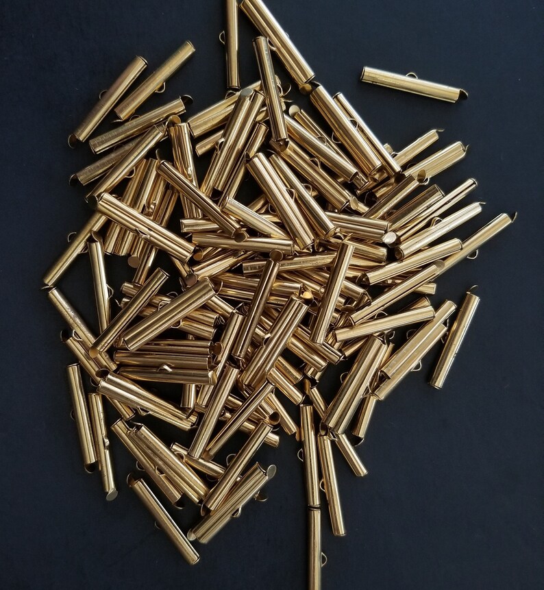 Slide On Tube Clasps for Loom jewelry Necklace Bracelet Etsy