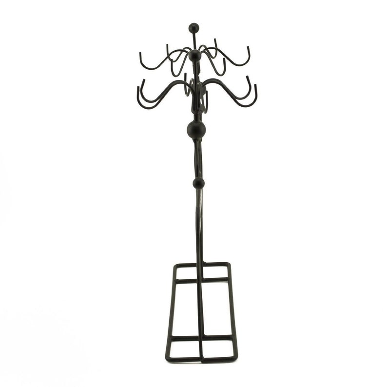 2 lady Metal jewelry Display Necklace Earring Ring Pendent Stand Rack jewelry storage jewelry Organizer storage open Shelf