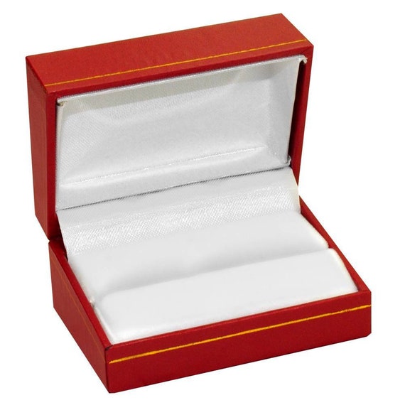 Classic Leatherette Dual Ring Boxes Package Of  6 