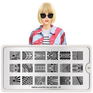 MoYou-London Nail Art Stamping Plates Trend Hunter Collections Nail Art Image Print