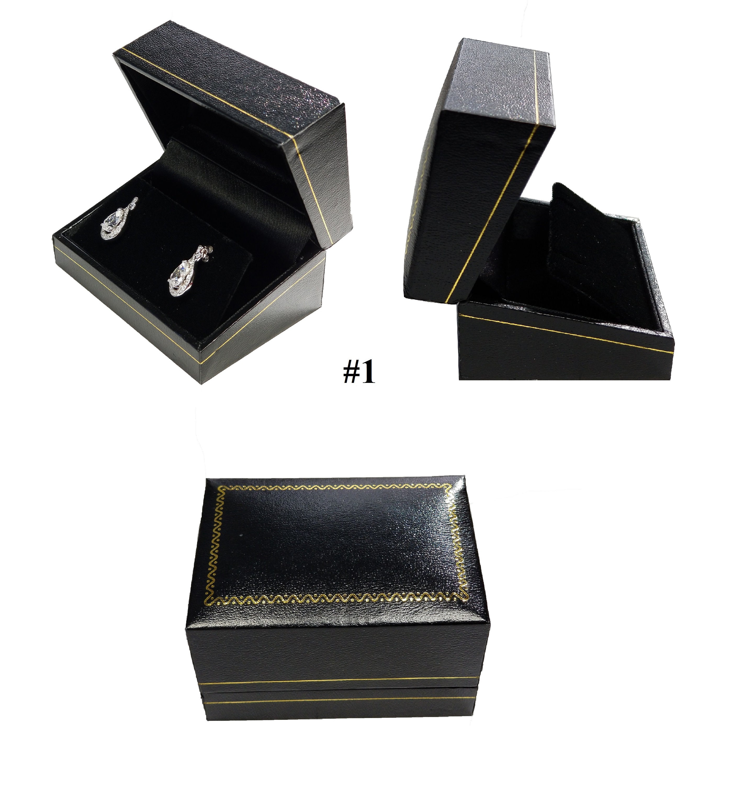 Jewellers Earring Boxes Earring Holder Box Jewellery Display Storage Gift Box 