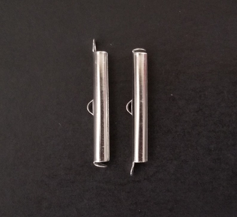 Slide on Tube Clasps for Loom Jewelry Necklace Bracelet Etsy