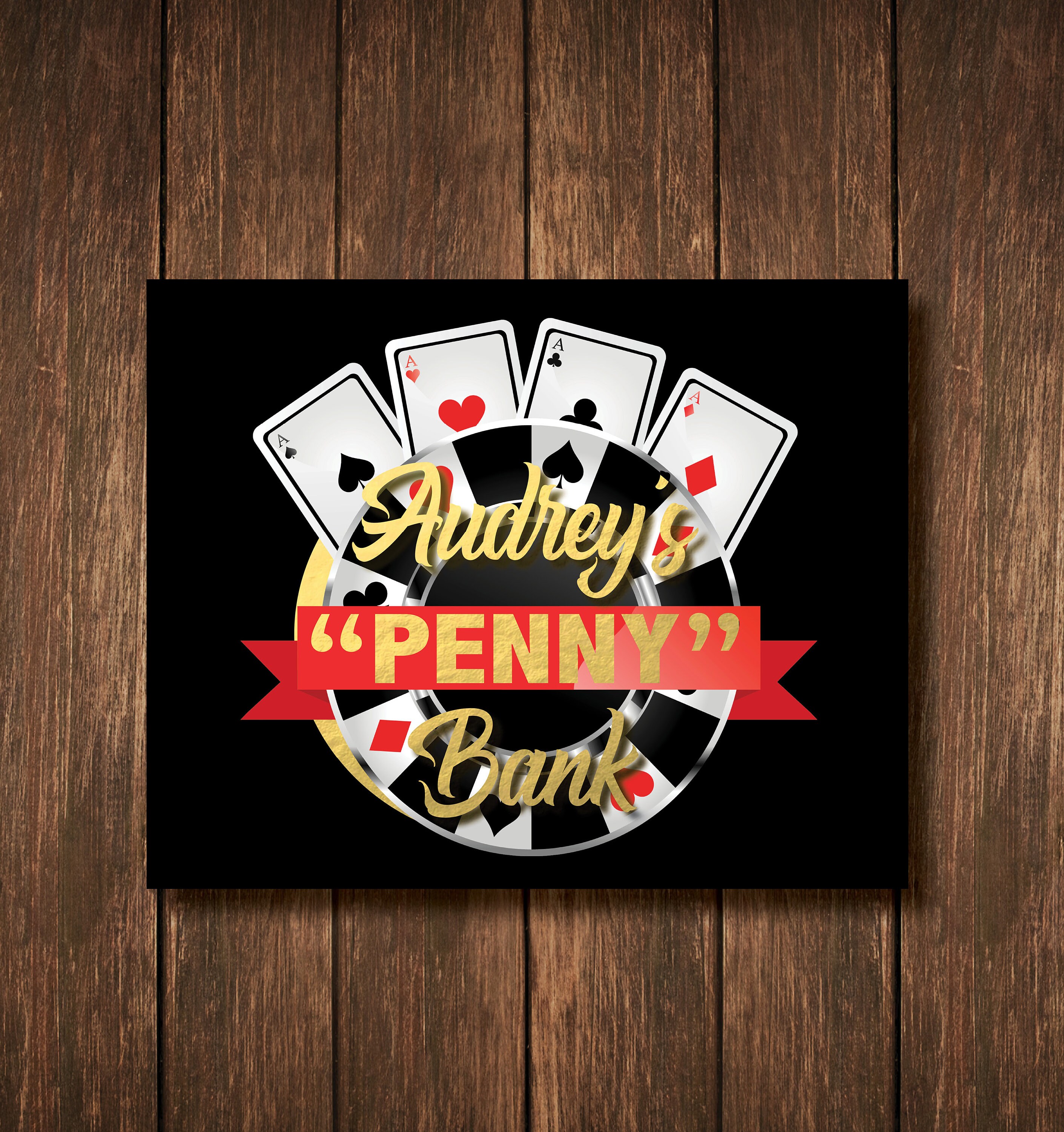Casino Theme Custom Sign Custom Digital Copy - Etsy