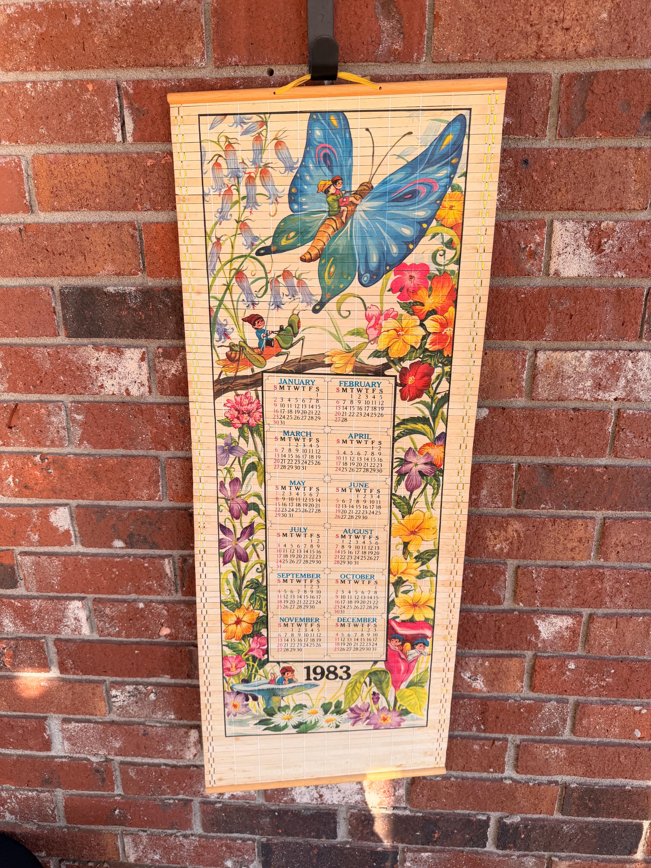 1980 Calendar - Etsy
