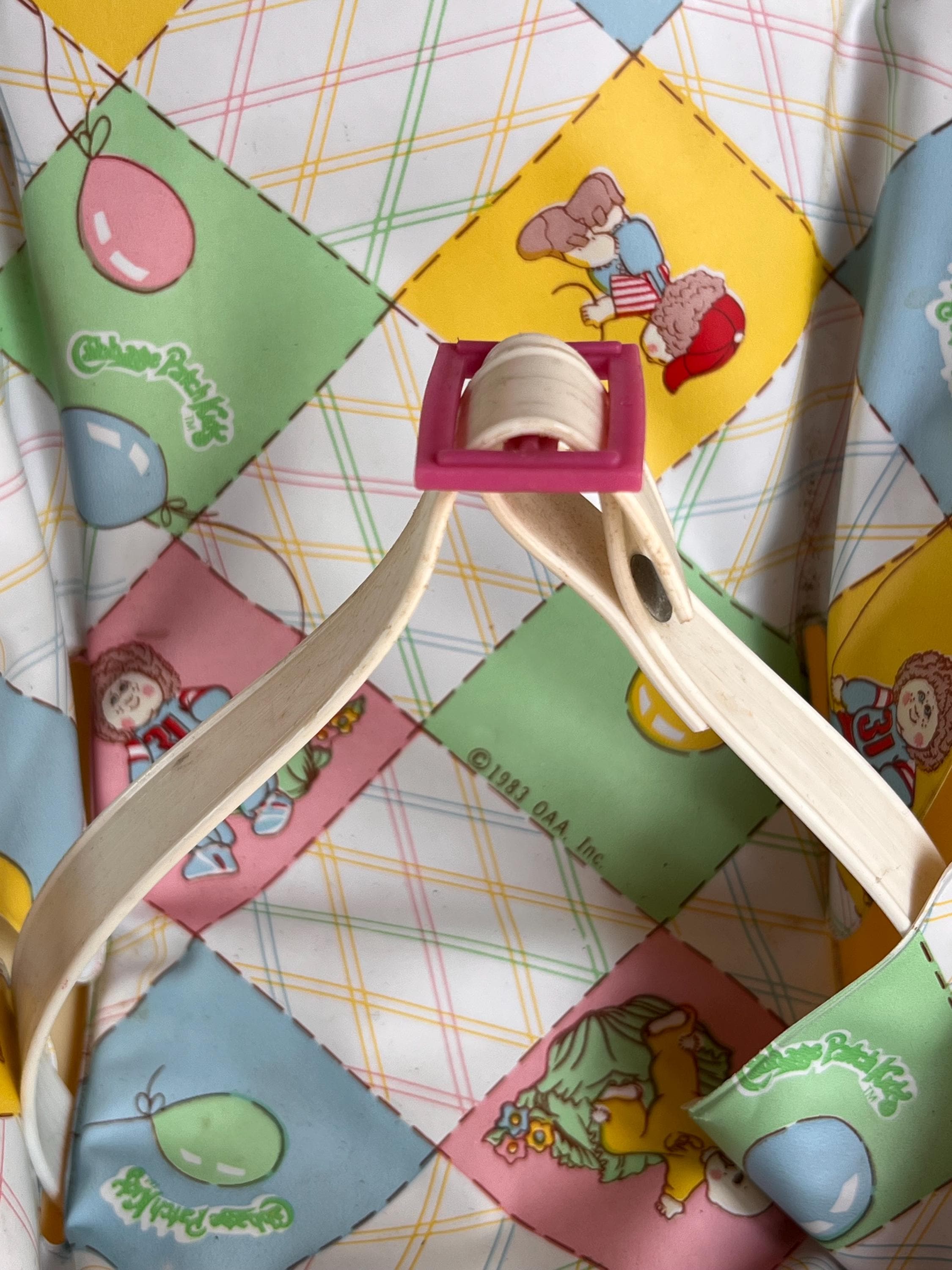 Vintage Cabbage Patch Kid Doll Rocker Carrier Car Seat With THE