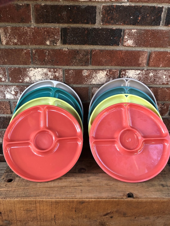 Camping plates Sterilite plates camper dishes camper Etsy