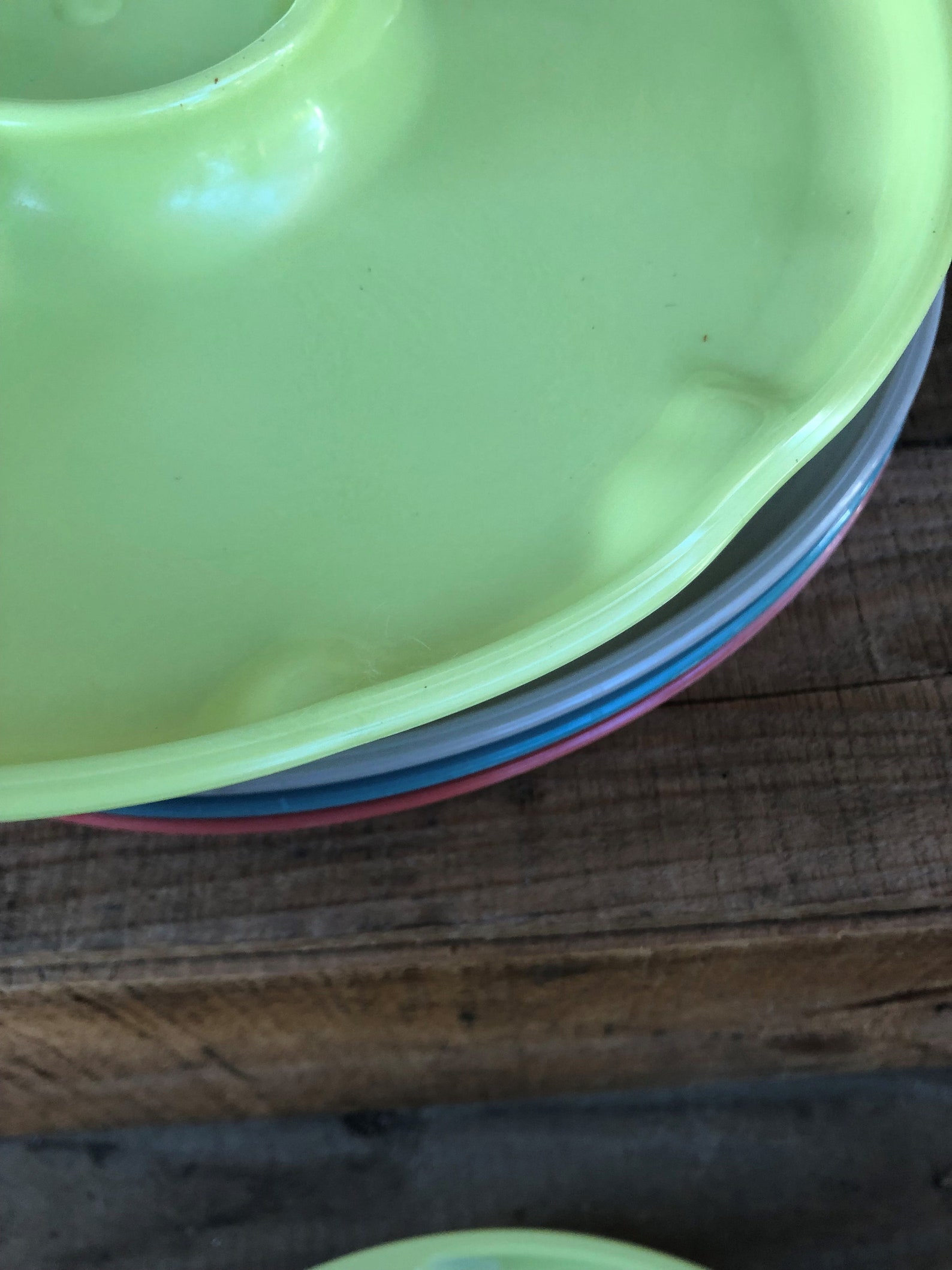 Camping Plates Sterilite Plates Camper Dishes Camper Etsy