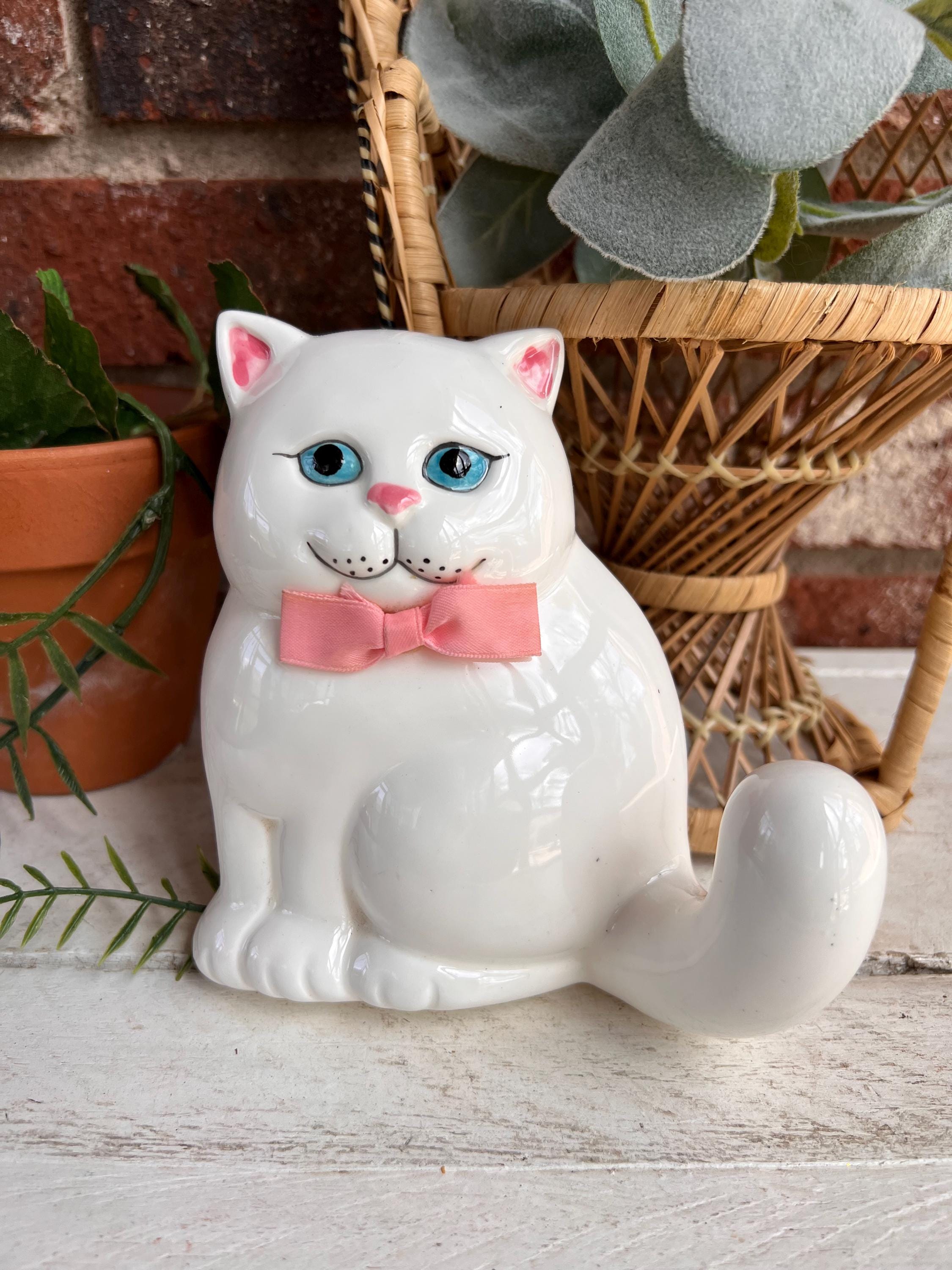 Vintage Silverplated Made in Hong Kong Cat Kitty Kitten Ring