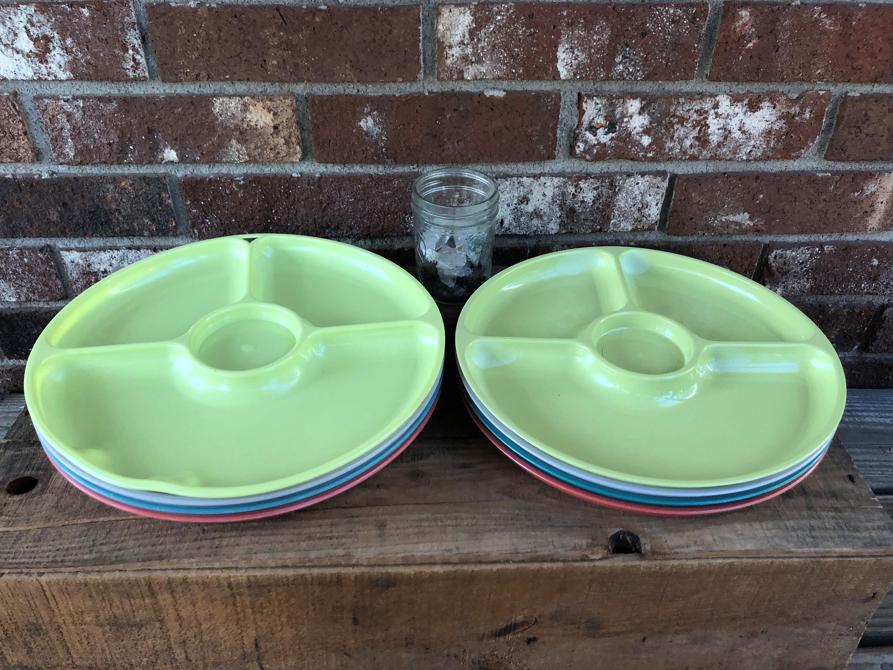 Camping Plates Sterilite Plates Camper Dishes Camper Etsy UK