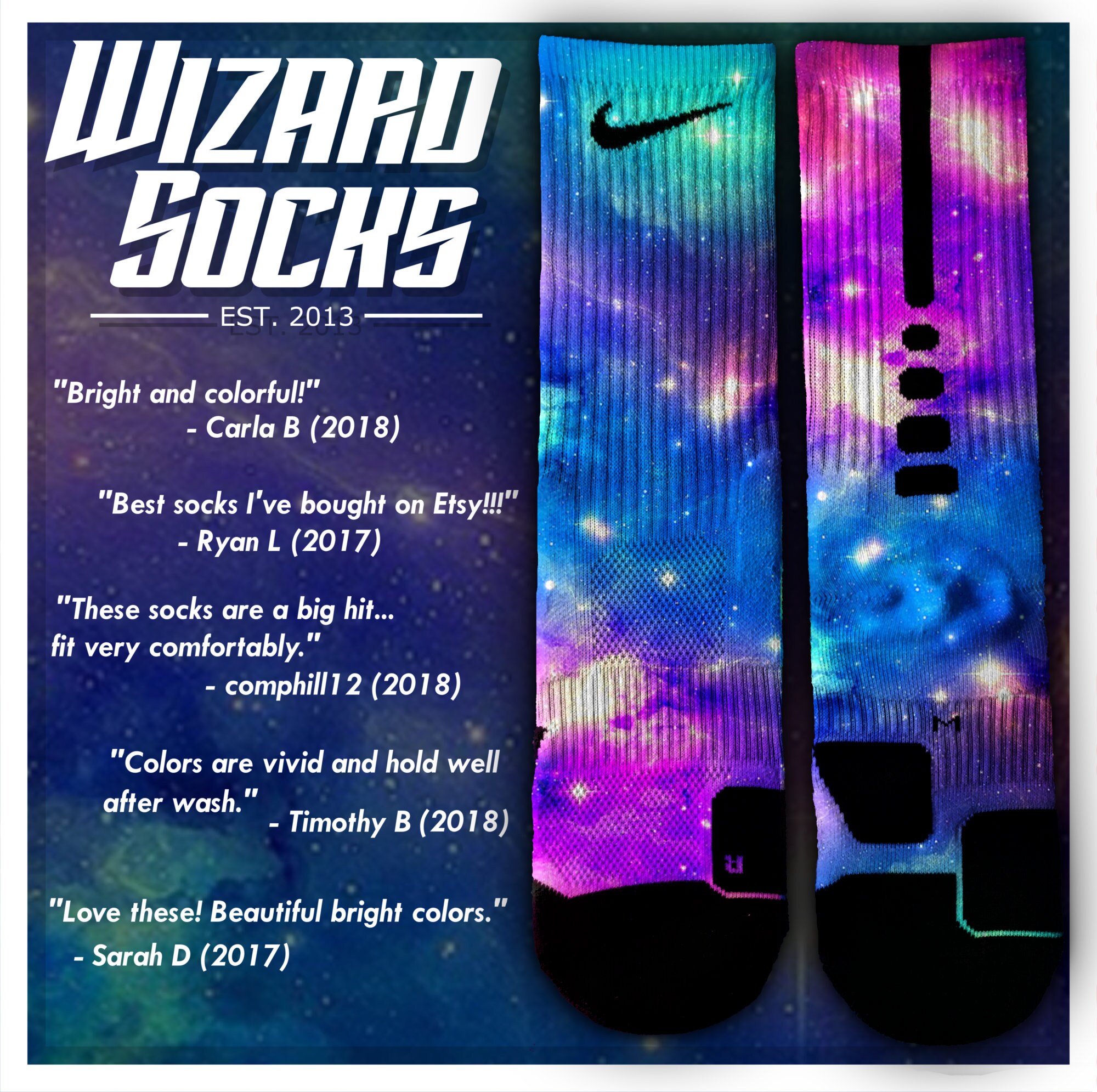 colorful nike elite socks