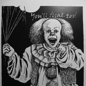 GANYACINEMAART on X: Between drawing and drawing my little #sketch IT (2017) I love this clow #pennywise #IT #movie #HorrorMovies #drawing #alternativemovieposter / X