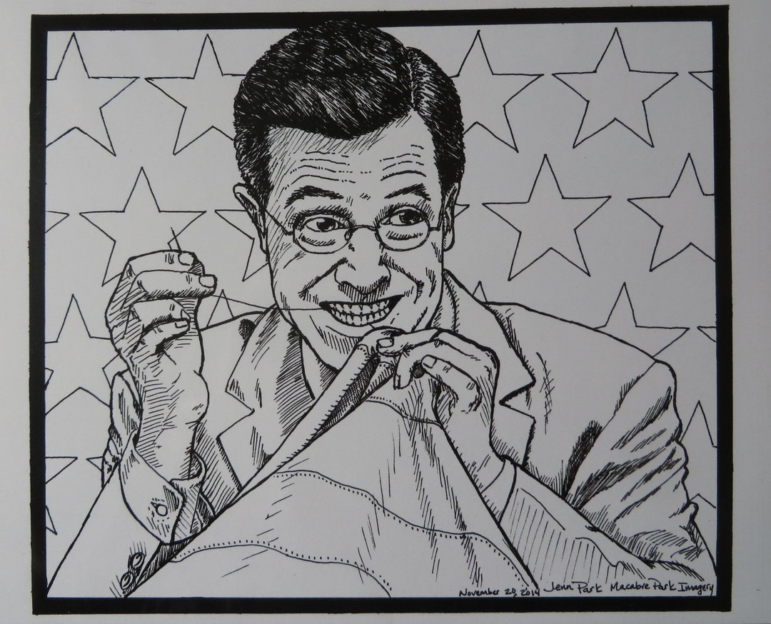 Stephen Colbert - Etsy
