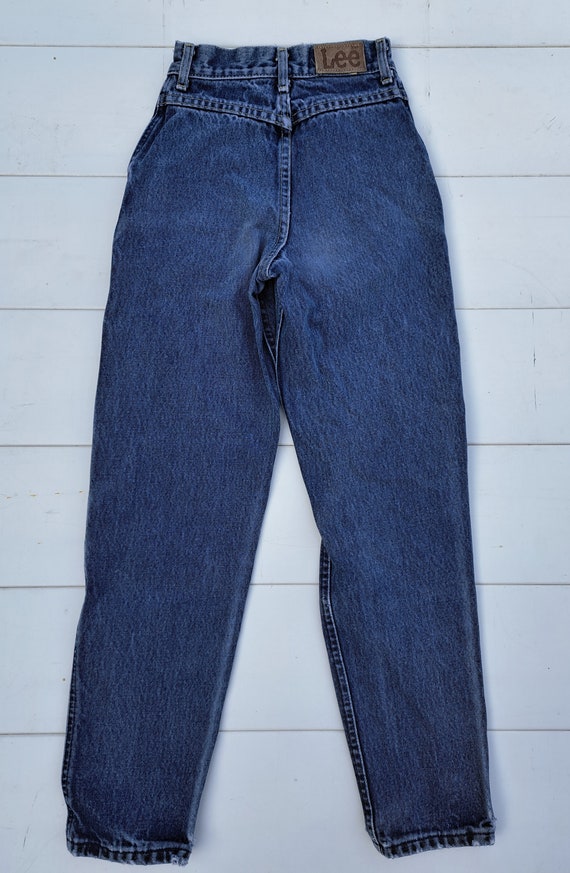 KIDS 20 inch waist-----Lee Vtg 80's KIDS denim je… - image 5