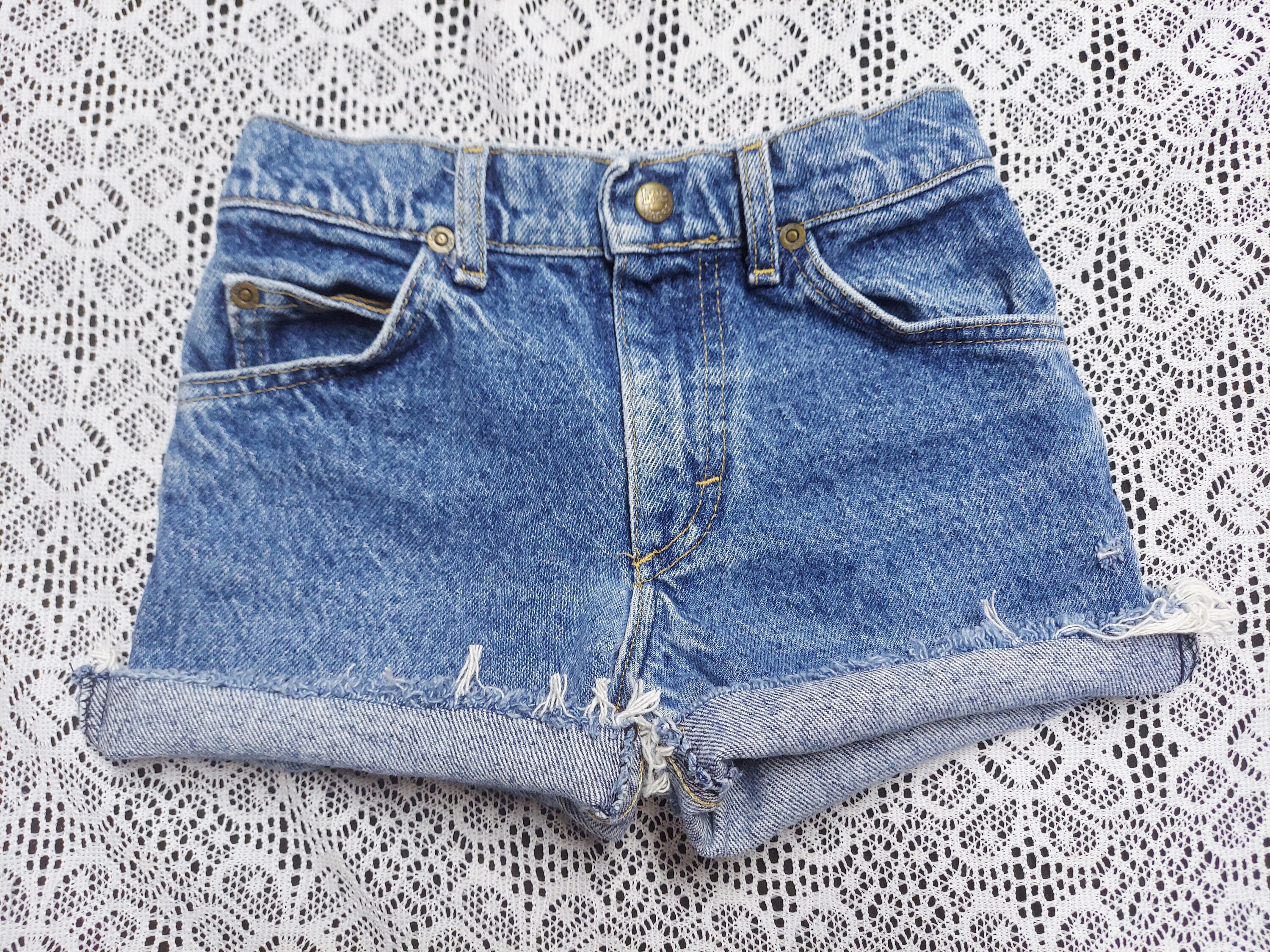 Kids Vtg 70's LEE Cut off Denim Shorts 