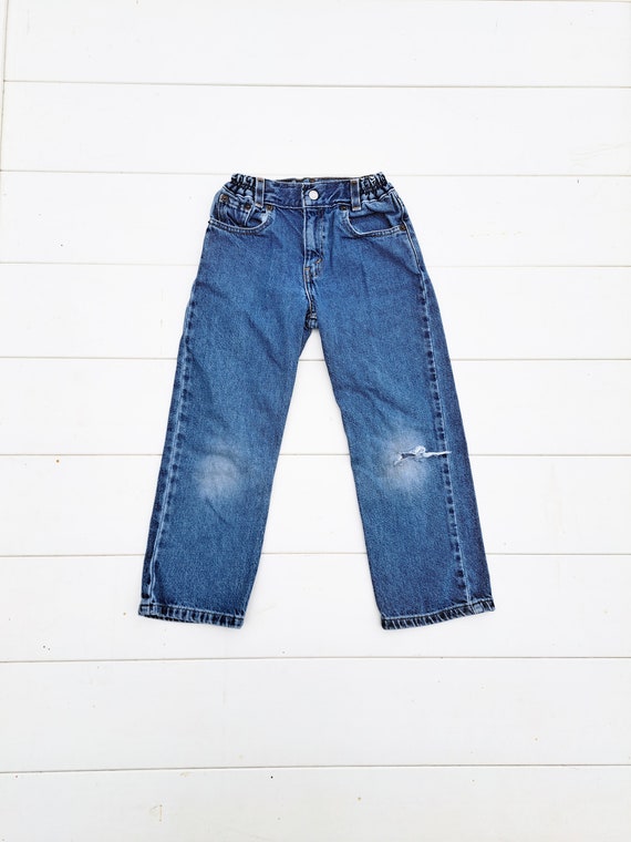 Young  Kids ... 20.5  Waist .. Levis Vtg 70's ora… - image 1