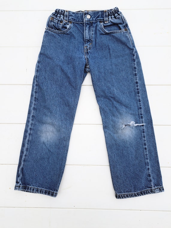 Young  Kids ... 20.5  Waist .. Levis Vtg 70's ora… - image 2