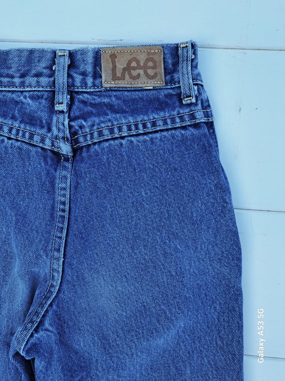 KIDS 20 inch waist-----Lee Vtg 80's KIDS denim je… - image 7