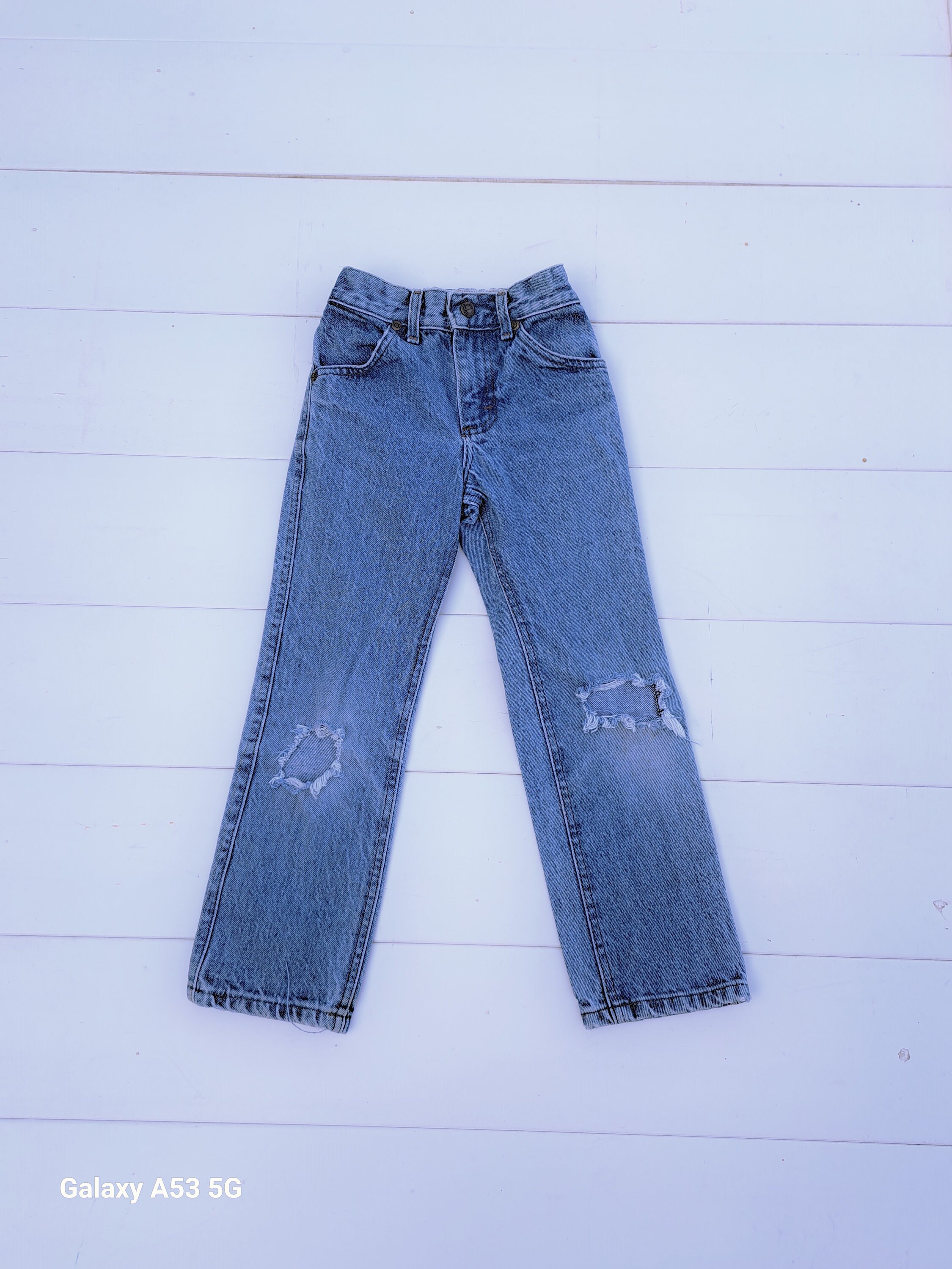 Zara High-Waisted ZW Sailor Straight Jeans 2023 Ss, Blue, EU 46 (No. 19)