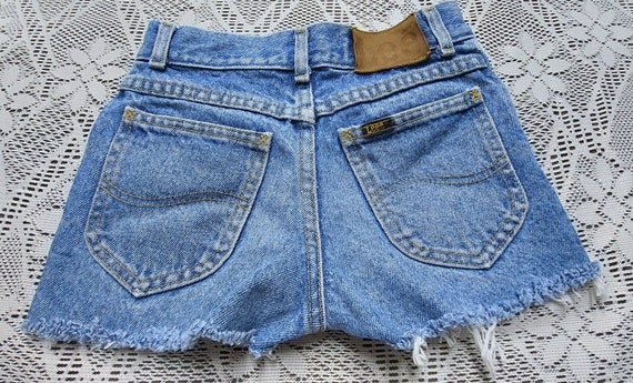 Kids Vtg 70's LEE  cut off denim shorts  Boys and… - image 1