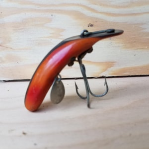 Vintage Helin Flatfish Fishing Lure Fishing Lures