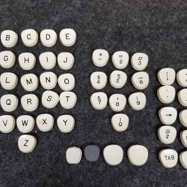 Old Typewriter Keys, Steampunk, Craft Supplies, Embellishments, Scrape Metal, Arts and Crafts,